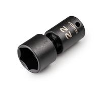 TEKTON 3/8 Inch Drive x 22 mm 6-Point Universal Joint Impact Socket | SID18122