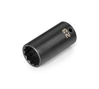 TEKTON 3/8 Inch Drive x 23 mm Deep 12-Point Impact Socket | SID13323 | Deep