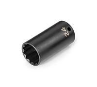 TEKTON 3/8 Inch Drive x 24 mm Deep 12-Point Impact Socket | SID13324