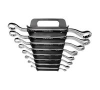 TEKTON 45-Degree Offset Box End Wrench Set with Holder, 8-Piece (1/4-1-1/4 in.) | WBE23408