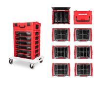 TEKTON 6-Drawer Modular Stacking Parts Organizer Cart | OLB99201