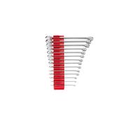 TEKTON Combination Wrench Set with Modular Slotted Organizer, 14-Piece (6-19 mm) | WCB95201