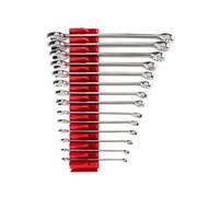 TEKTON Combination Wrench Set with Modular Slotted Organizer, 14-Piece (6-19 mm) | WCB95201