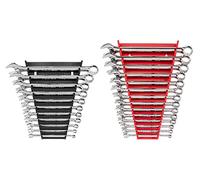 TEKTON Combination Wrench Set with Rack, 25-Piece (1/4-3/4 in, 6-19 mm) | WCB91303