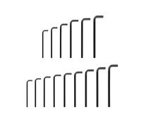 TEKTON Flat End Hex L-Key Set, 15-Piece (7/16-3/4 in., 11-19 mm) | KLX90301