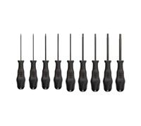 TEKTON Hex High-Torque Black Oxide Blade Screwdriver Set, 9-Piece (5/64-3/32, 1/8-5/16 in.) | DHX91102