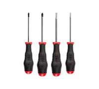 TEKTON High-Torque Screwdriver Set, 4-Piece (#1 - #2, 3/16-1/4 in.) | DRV43015 | Made in USA