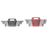 TEKTON Long Flex Head 12-Point Ratcheting Box End Wrench Set with Holder, 13-Piece (1/4-13/16 in., 6-19 mm) | WRB96202