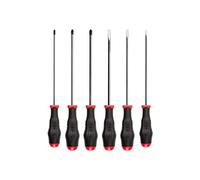 TEKTON Long High-Torque Screwdriver Set, 6-Piece (#1-#3, 3/16-5/16 in.) | DRV43017