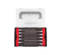 TEKTON Long Torx Bit Socket Set, 10-Piece | SHB91704 | 3/8 Inch Drive, (T10 - T50), Stacking Organizer, Custom Foam