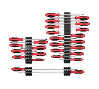 TEKTON Phillips and Slotted Screwdriver Set with Modular Organizers - 4, 8, 18 Inch Shanks, 26-Piece (#0 - #4, 3-14 mm) | DWZ90109