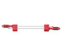 TEKTON Phillips and Slotted Screwdriver Set with Red Modular Organizers - 18 Inch Shanks, 2-Piece (#2, 6.5 mm) | DWZ90114