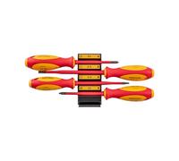 TEKTON Phillips Insulated Square Screwdriver Set with Modular Organizers, 4-Piece (#2, 5.5-6.5mm, #2) | DVZ90101