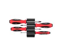 TEKTON Phillips Screwdriver Set with Modular Organizers - 4 Inch Shanks, 4-Piece (#0-#3) | DWP90102