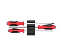 TEKTON Phillips Screwdriver Set with Modular Organizers - 8 Inch Shanks, 3-Piece (#1-#3) | DWP90101