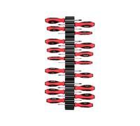TEKTON Phillips, Slotted, Torx, Square Screwdriver Set with Modular Organizers - 4 Inch Shanks, 18-Piece (#0-#3, 3-8 mm, T10-T30, #1-#2) | DWZ90101