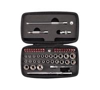 TEKTON Repair Kit for Small Motor 1/4" with Ratchet and Quick-Release Flex Head Housing (50 Pieces) | SKT07904