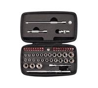 TEKTON Repair Kit for Small Motor 1/4" with Ratchet and Quick-Release Flex Head Housing (50 Pieces) | SKT07904