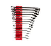 TEKTON Reversible 12-Point Ratcheting Combination Wrench Set with Modular Organizers, 14-Piece (6-19 mm) | WRC94302