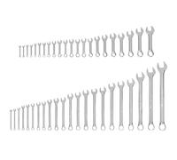 TEKTON Stubby and Standard Length Combination Wrench Set, 44-Piece (6-32 mm, Common Sizes) | WCB90907