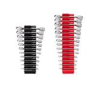 TEKTON Stubby Combination Wrench Set with Modular Organizers, 25-Piece (1/4-3/4 in., 6-19 mm) | WCB95403