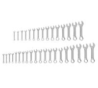 TEKTON Stubby Combination Wrench Set, 34-Piece (1/4-1 in., 6-24 mm) | WCB90413