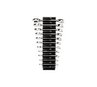 TEKTON Stubby Combination Wrench Set with Modular Wrench Organizer, 11-Piece (1/4-3/4 in.)