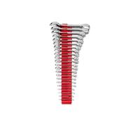TEKTON Stubby Combination Wrench Set with Modular Organizers, 22-Piece (6-32 mm, Common Sizes) | WCB95405