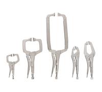 TEKTON Swivel Pad Locking Clamp Set (5-Piece) | CLK91102