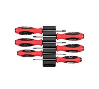 TEKTON Torx Screwdriver Set with Modular Organizers - 4 Inch Shanks, 6-Piece (T10-T30) | DWT90101