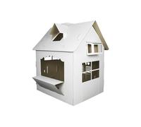 Tektorado - Children's House - XXL Flower Shop in 5-Layer Cardboard - to Decorate and Paint Yourself - for Girls and Children - 100 x 95 x 145 cm