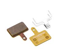 Tektro disc brake pads A10.YS - Metal-ceramic, for HD-M735, Gold, with spring