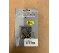 Tektro Disk Brake Pads Resin E10-11 Quiet Braking MTB/Road/City D12C254V Green-H