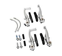 TEKTRO RX1 Mini-V Brake Cyclocross Brake Set (Front+Rear), Silver, MH2653
