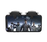 TEKTURN PUBG Mobile Controller, 30 Shots/Second, High-Sensitivity for PUBG, Fortnite, and More - Auto-Shots for Right or Left Hand, Compatible with Android & iOS, Install Without Removing Phone Case