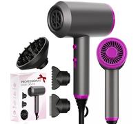Tekwet Professional Hair Dryer, 2000W Fast Dry Ionic Hairdryer with Diffuser, 2 Speed 3 Heat Setting, Cool Button, Hairdryers for Women & Men, 2 Concentrators and 1 Diffuser