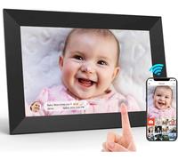TEKXDD Digital Photo Frame WiFi, 10.1 Inch Electronic Photo Frame Built in 32GB Storage, Digital Picture Frame Auto-Rotation, 1280x800 Touch Screen, Wall Mountable, Share Moments Instantly