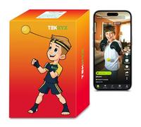 TEKXYZ Reflex Ball with Counter App & Online Community, 2 Difficulty Levels Boxing Ball with Headband, Perfect for Reaction, Agility, Punching Speed, Fight Skill & Hand Eye Coordination Training
