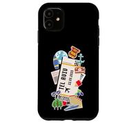 Tel Aviv Boarding Pass Jerusalem Ticket Famous Landmarks Case for iPhone 11