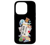 Tel Aviv Boarding Pass Jerusalem Ticket Famous Landmarks Case for iPhone 14 Pro