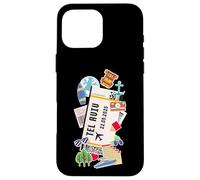 Tel Aviv Boarding Pass Jerusalem Ticket Famous Landmarks Case for iPhone 16 Pro Max