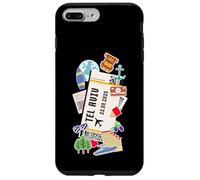 Tel Aviv Boarding Pass Jerusalem Ticket Famous Landmarks Case for iPhone 7 Plus/8 Plus