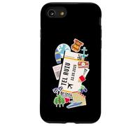 Tel Aviv Boarding Pass Jerusalem Ticket Famous Landmarks Case for iPhone SE (2020) / 7/8
