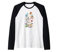 Tel Aviv Boarding Pass Jerusalem Ticket Famous Landmarks Raglan Baseball Tee