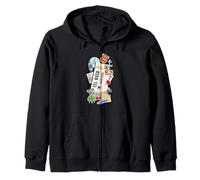 Tel Aviv Boarding Pass Jerusalem Ticket Famous Landmarks Zip Hoodie