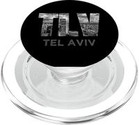 Tel Aviv TLV State Israel Tourist Vacation Skyline Art Jew PopSockets PopGrip for MagSafe