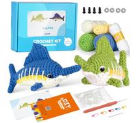Tel Charme * Crochet Kit for Beginners, Animals Crochet Kit, Knitting Starter Pack for Adults and Kids (Include Video Tutorial and Instruction), Great Gift for Kids Friends and Family
