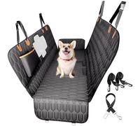 Tel Charme * Dog Car Seat Cover For Back Seat, dog Hammock with Side Protection and Mesh Visual Window, Waterproof Back seat cover For Dogs, Non-Slip Pet Seats Covers for Most Cars