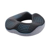 Tel Charme * Ergonomic Memory Foam Donut Cushion for Coccyx Pain, Hemorrhoids & Sciatica Relief - Orthopedic Ring Pillow for Office Chair, Wheelchair, Postpartum Recovery and Long Distance Driving