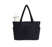 Tel Charme * Women's Puffer Tote Bag - 20L Lightweight Handbag with 15.6 Inch Laptop Compartment, Cup Holder & Trolley Sleeve for Travel, Work, School, Gym, Nurse